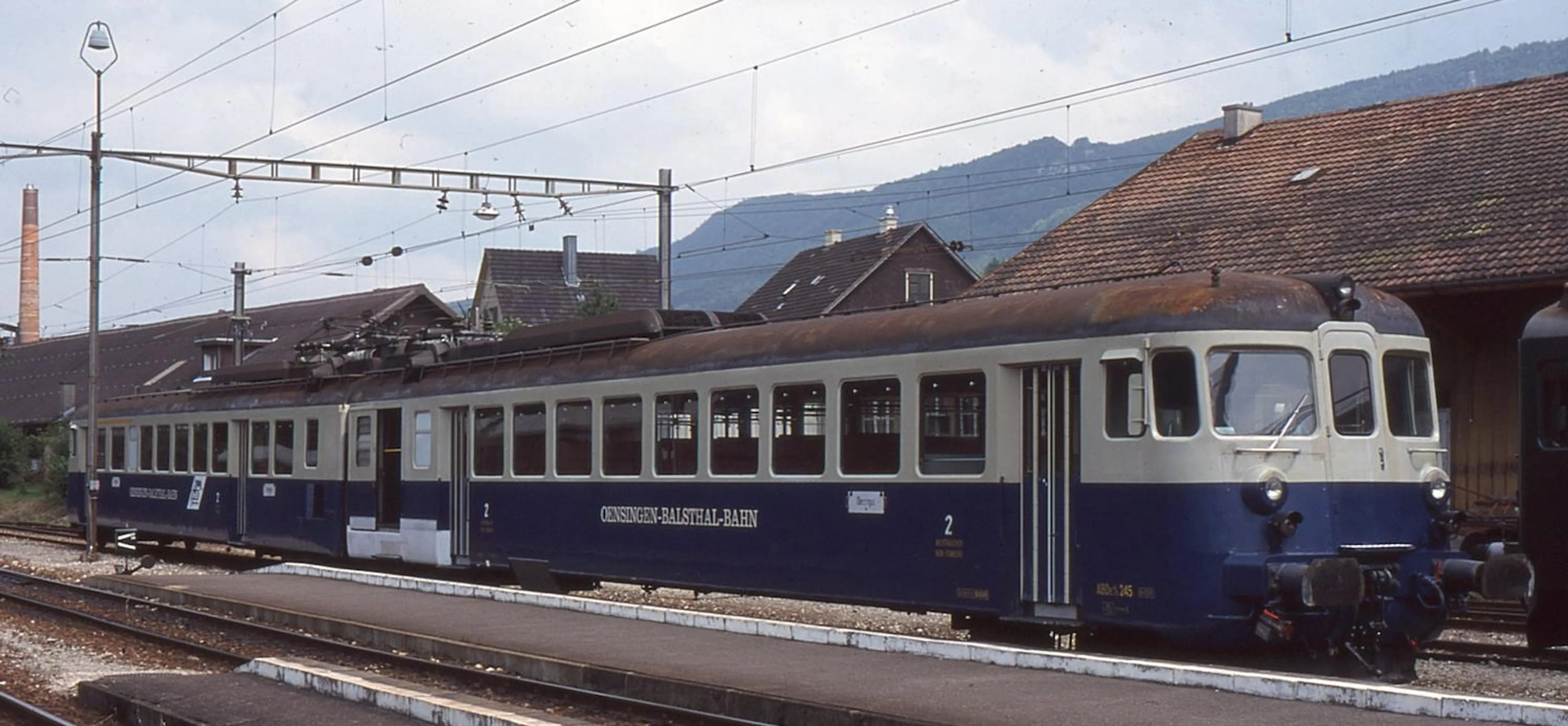 1999 war der Triebwagen 245 ex 741 bei der OeBB noch im Planeinsatz.